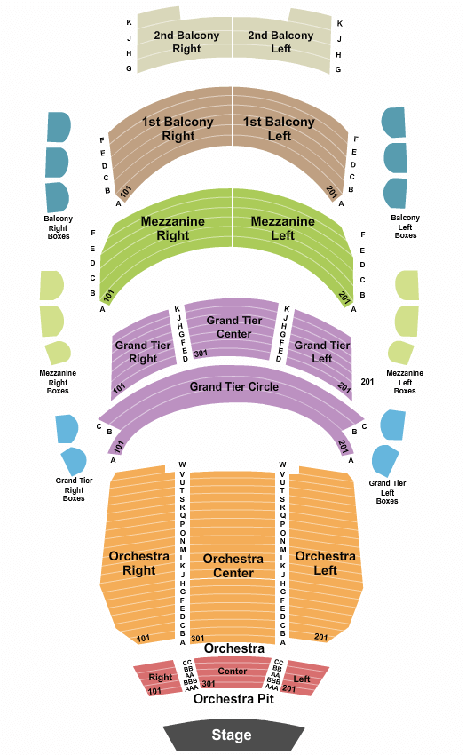 Belk Theatre Belk Theatre Seating Chart